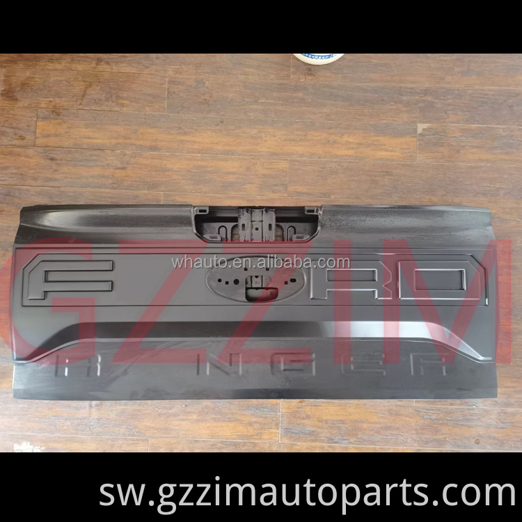 rear door decorative board body kit tail door plate metal back gate board for ranger 2022+